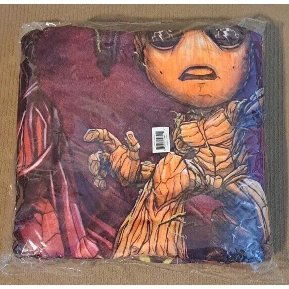 NEW Baby Groot Soft Plush Fleece Throw Gift Blanket Guardians of the Galaxy SOFT